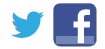 Twitter and Facebook (icons)