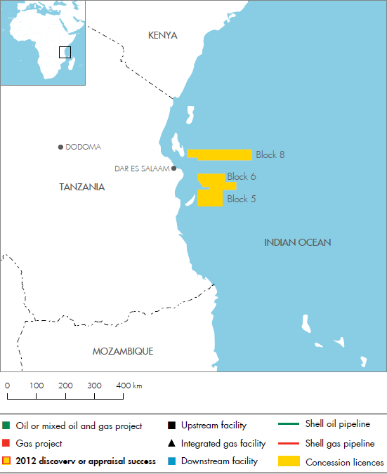 Tanzania (detailed map)