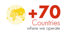 We operate in more than 70 countries