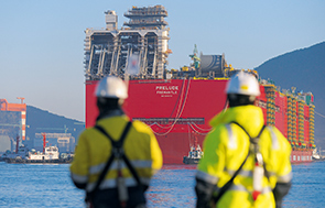 Our Prelude FLNG facility is being built in the Geoje shipyard, South Korea (photo)