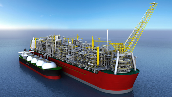 The Prelude FLNG facility will be the largest offshore facility in the world. (image)
