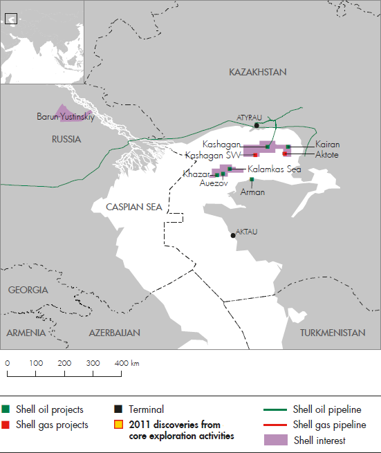 Kazakhstan (detailed map)