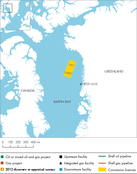 Greenland (detailed map)