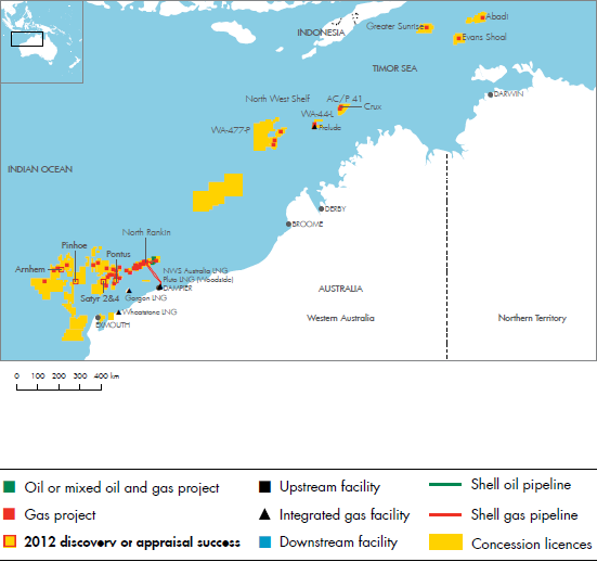 West Australia and Indonesia (detailed map)