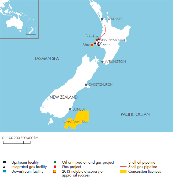 New Zealand (detailed map)