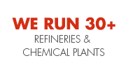 30+ our refineries worldwide