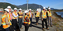 Corporate & Social Responsibility Committee visiting the site of the proposed LNG development at Kitimat, Canada. (photo)