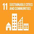 Sustainable development goal 11 – Sustainable cities and communities (icon)