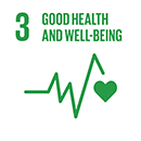 Sustainable development goal 3 – Good health and well-being (icon)