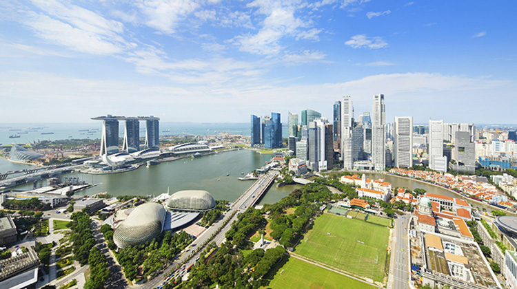 Singapore city skyline (photo)