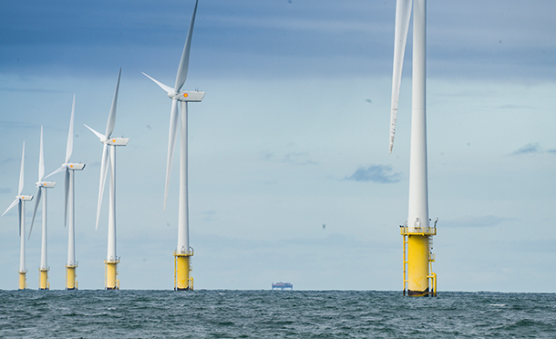 Offshore wind park (photo)