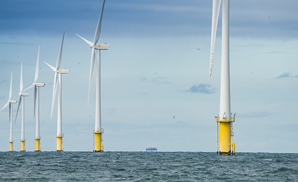 Offshore wind park (photo)