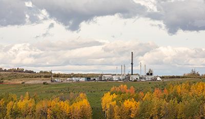 Groundbirch plant in Fort St. John, British Columbia (photo)
