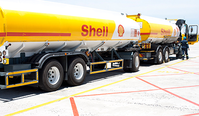 Tanker at a depot, Cape Town, South Africa (photo)
