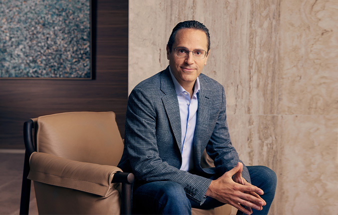 Portrait of Shell CEO Wael Sawan (photo)